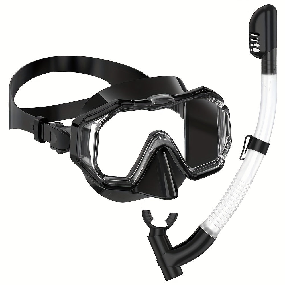 Three Window Youth Snorkeling Mask and Breathing Tube Set