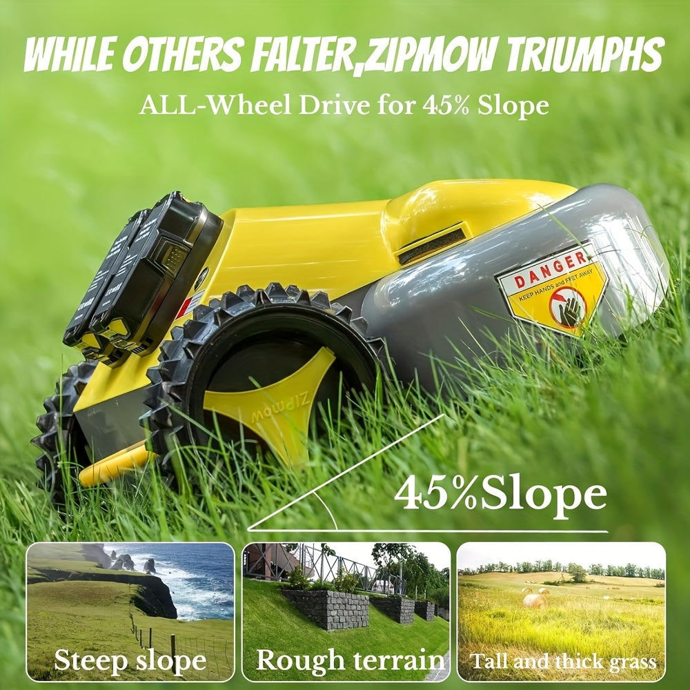 Remote Control Battery Powered Lawn Mower for Effortless Cutting