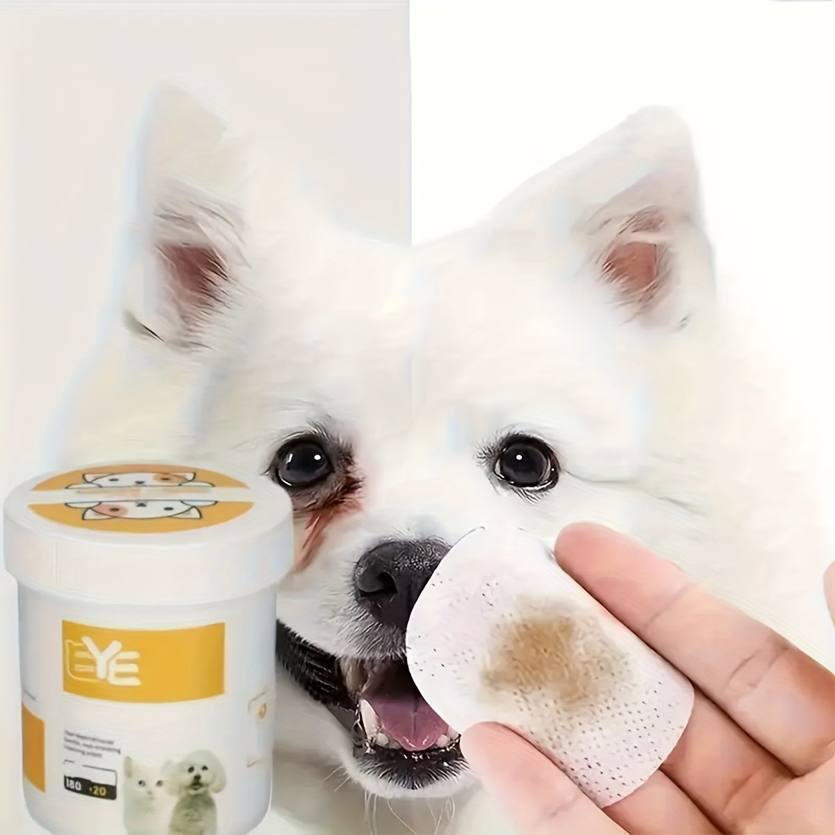 Pet Eye And Ear Cleaning Wipes Hypoallergenic Fragrance Free