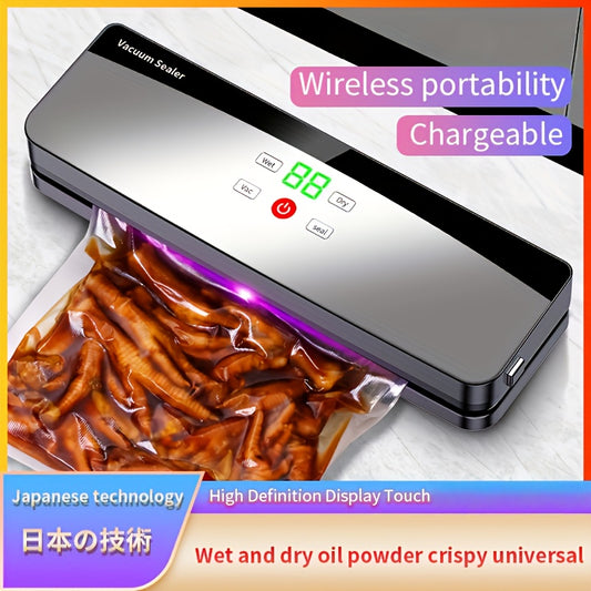 Automatic Food Sealer Portable Wireless Vacuum Sealer