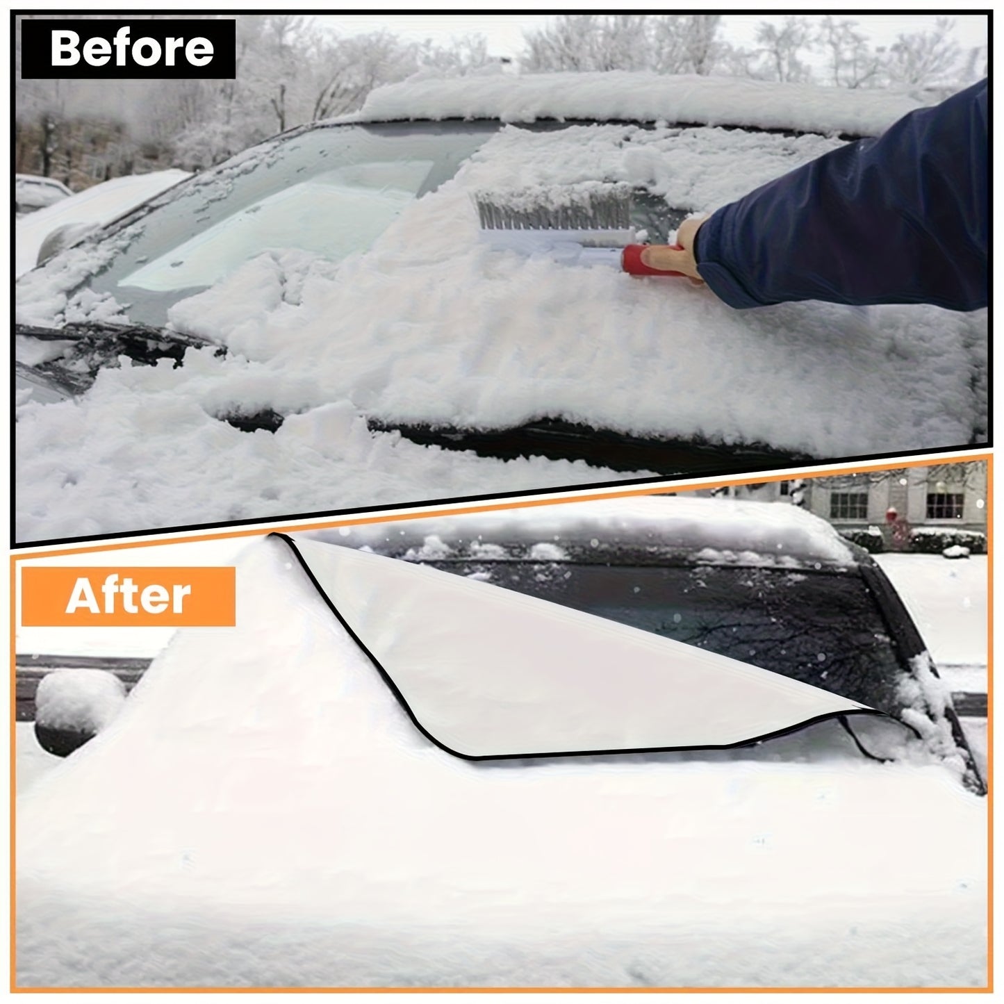 Magnetic Car Windshield Front And Rear Shield Sun Protection