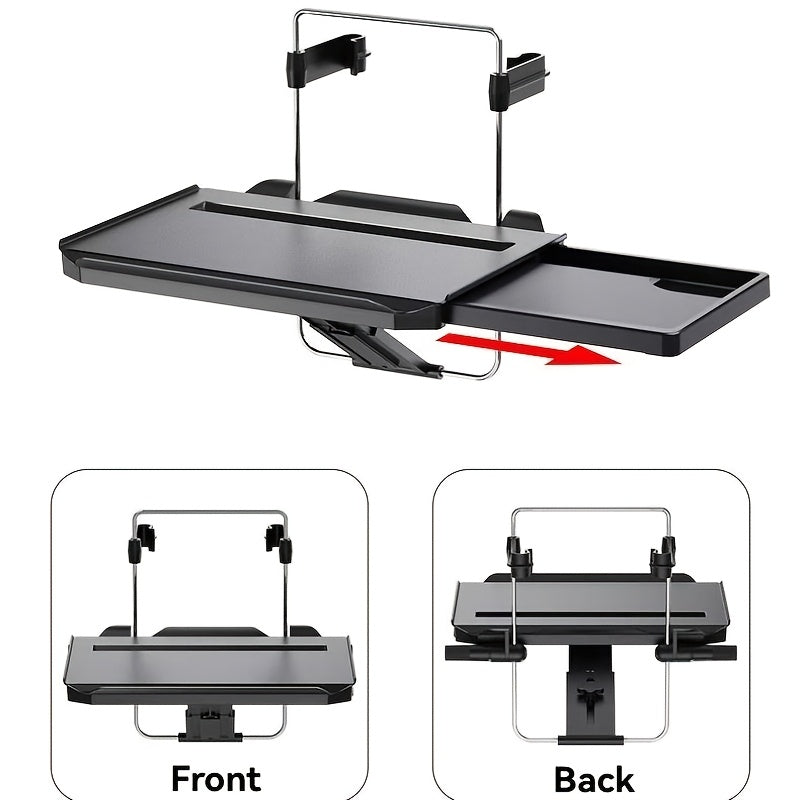2-in-1 Car Steering Wheel And Backseat Tray For Convenience