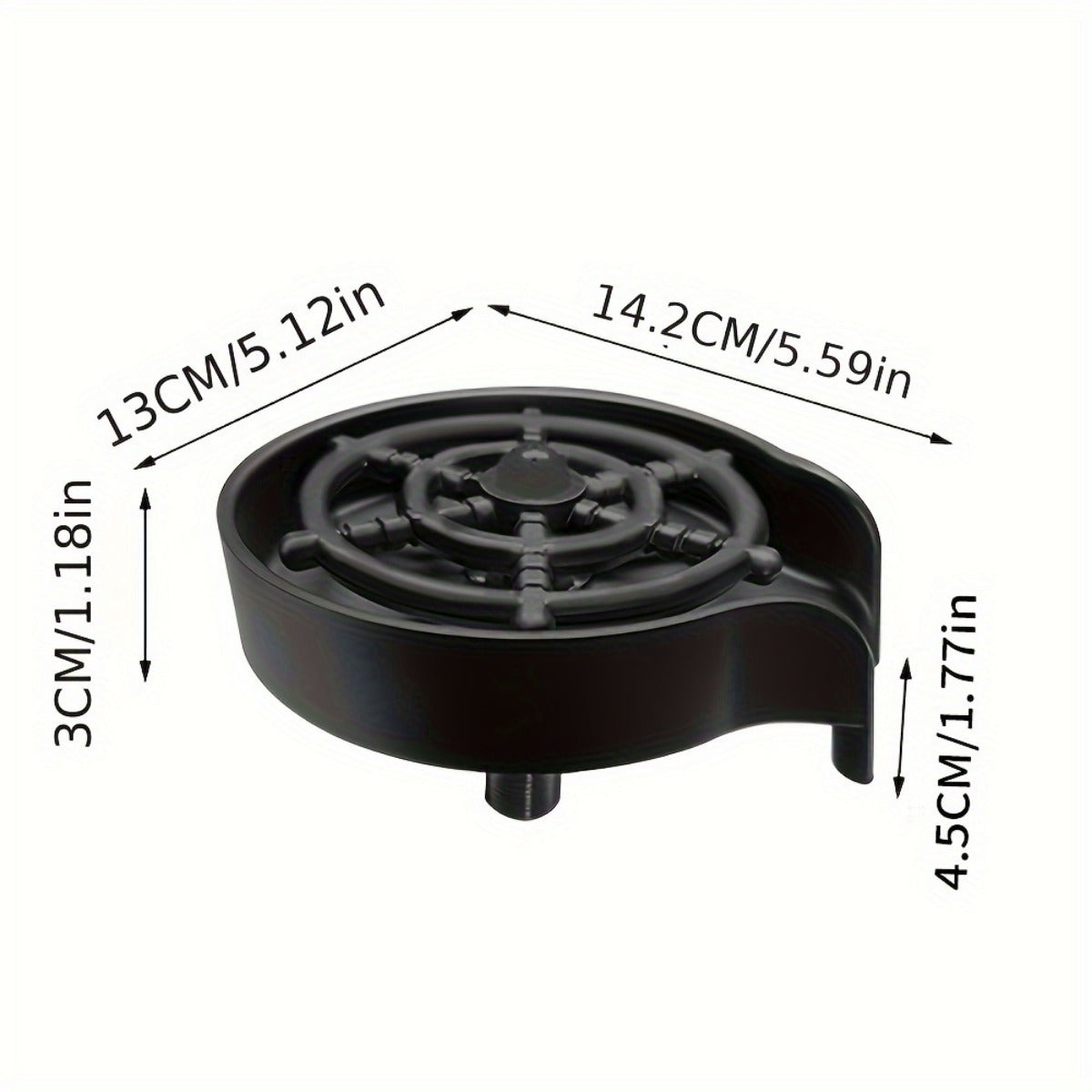 Stainless Steel High Pressure Cup Washer for Bar Counter