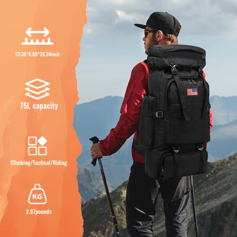 Tactical Hiking Backpack Set for Outdoor Adventures and Camping