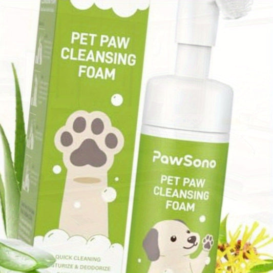 No Rinse Paw Cleaner For Dogs And Cats Scrubber Brush