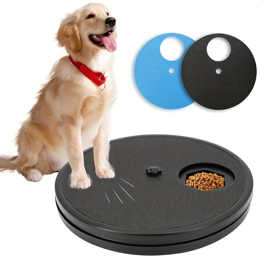 Dog Nail Scratch Board 3 In 1 Rotatable Treat Box Toy