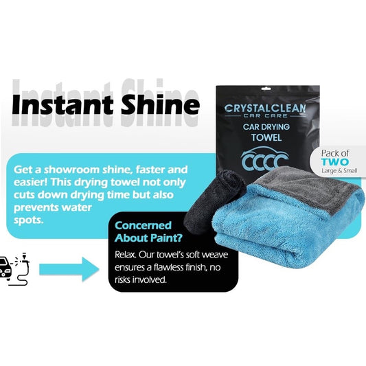 Double Twisted Loop Quick Drying Car Towel For Detailing
