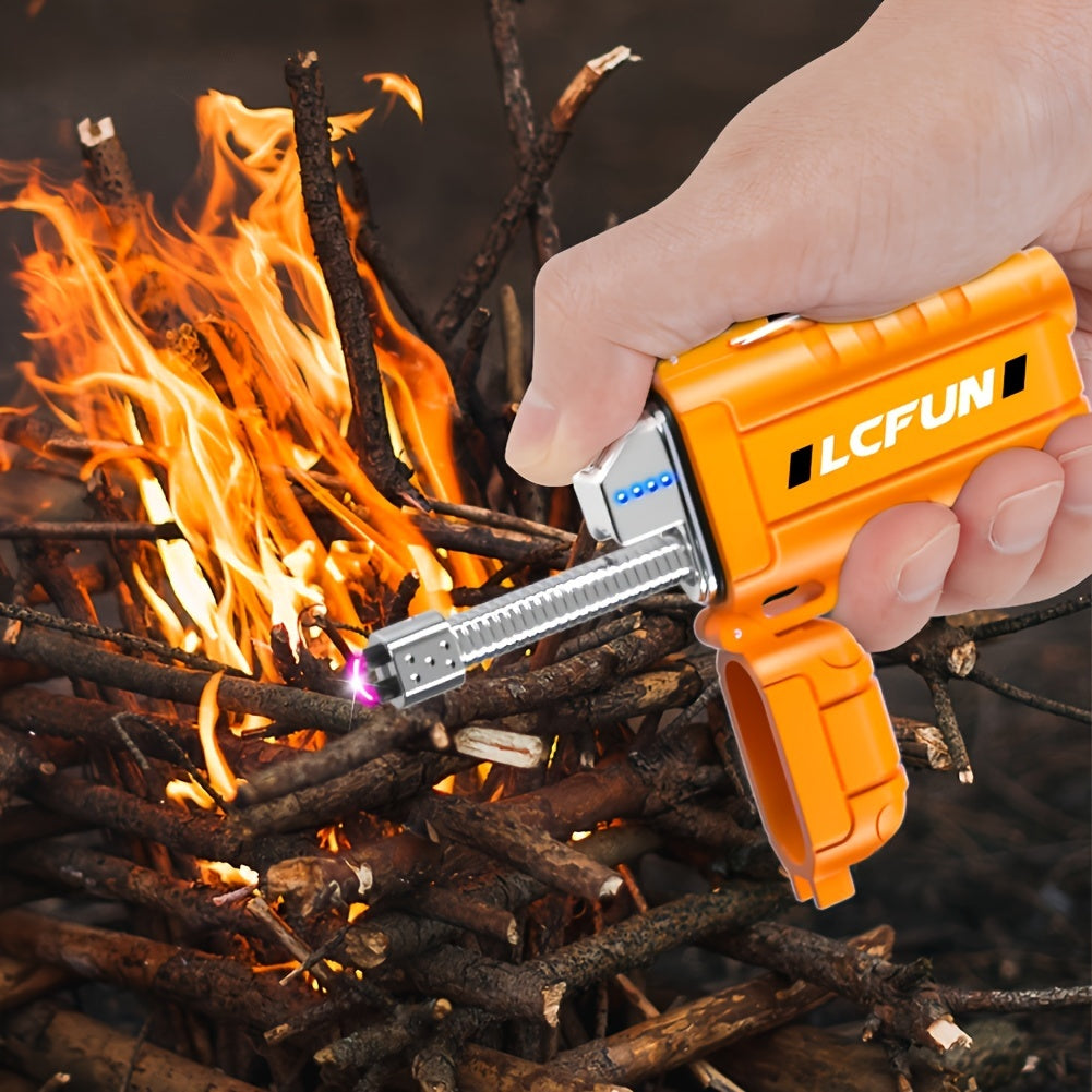 Rechargeable Electric Lighter With Lanyard Rotatable Hose