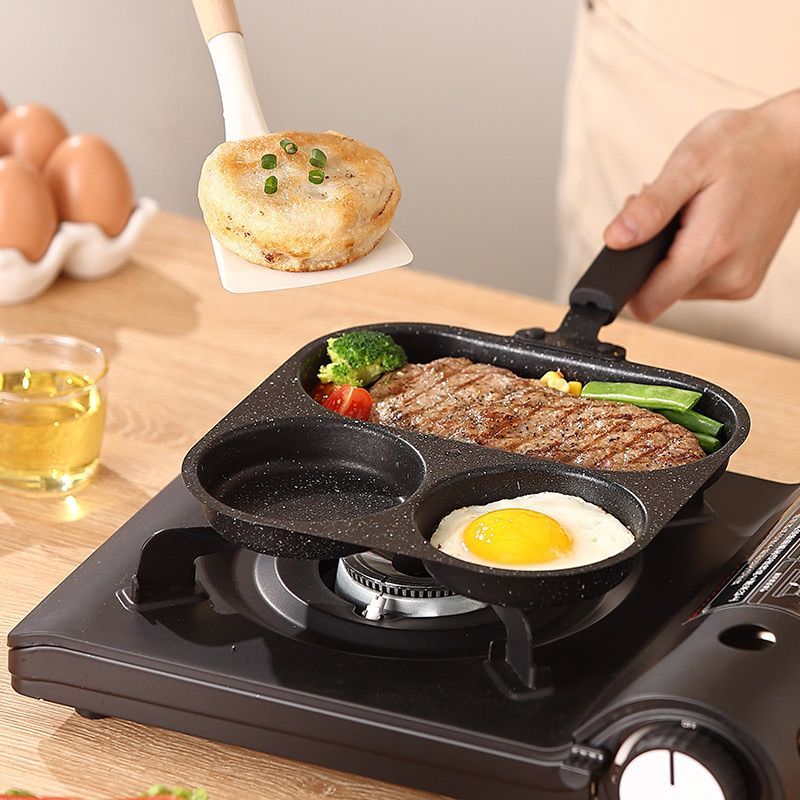 Nonstick Cast Iron Breakfast Pan For Eggs And Steak