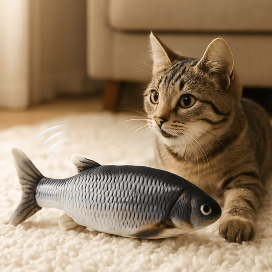 Floppy Fish Cat Toy Realistic Interactive Dancing Wiggle