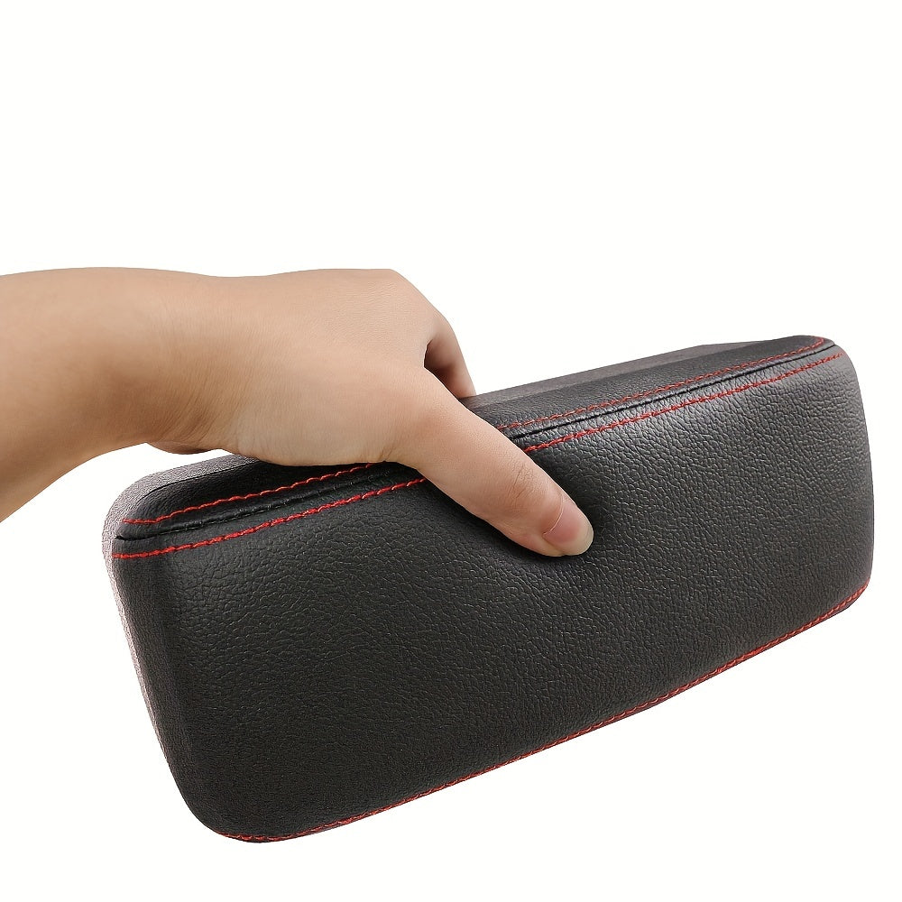 Adjustable Car Armrest Cushion with Storage Box Organizer