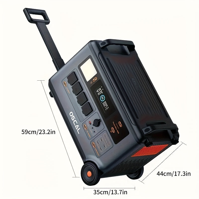 OSCAL PowerMax 6000 Portable Power Station LiFePO4