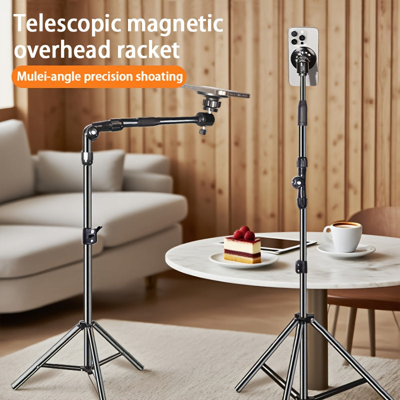 Extendable Magnetic Phone Tripod Stand for Streaming