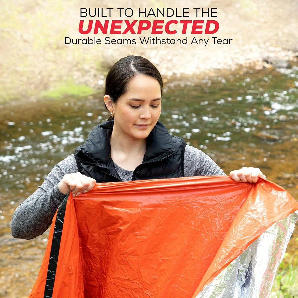 Emergency Sleeping Bag Survival Gear Waterproof Mylar Bivy Sack