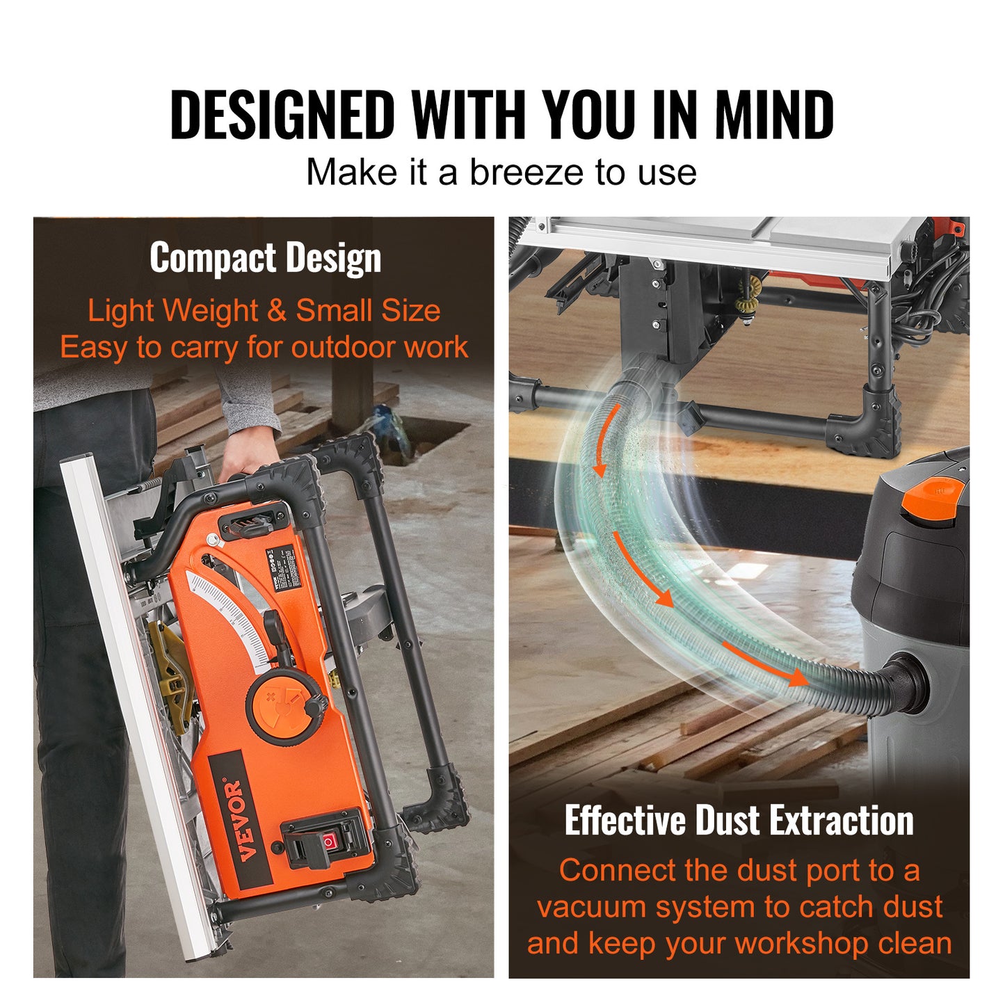 Table Saw Electric Cutting Machine 4500 RPM for Woodworking