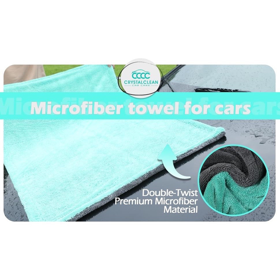 Double Twisted Loop Quick Drying Car Towel For Detailing
