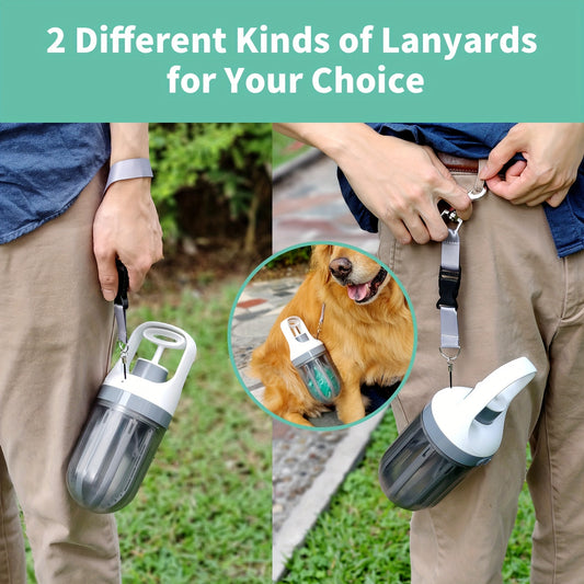 2 In 1 No Touch Dog Pooper Scooper With Bag Attachment