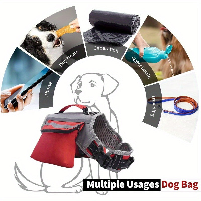 Dog Hiking Backpack for Medium and Large Breeds Adventure