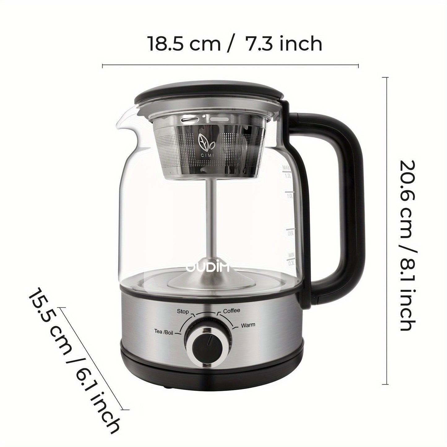 Electric Kettle Tea Pot Keep Warm Safety Protection