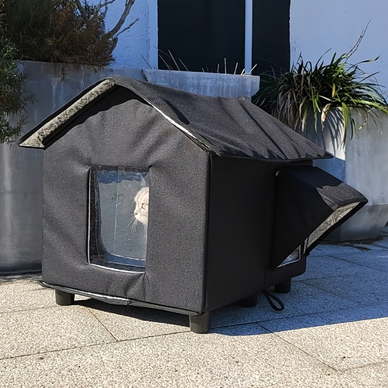 Winter Outdoor Pet Shelter For Cats And Dogs Rainproof