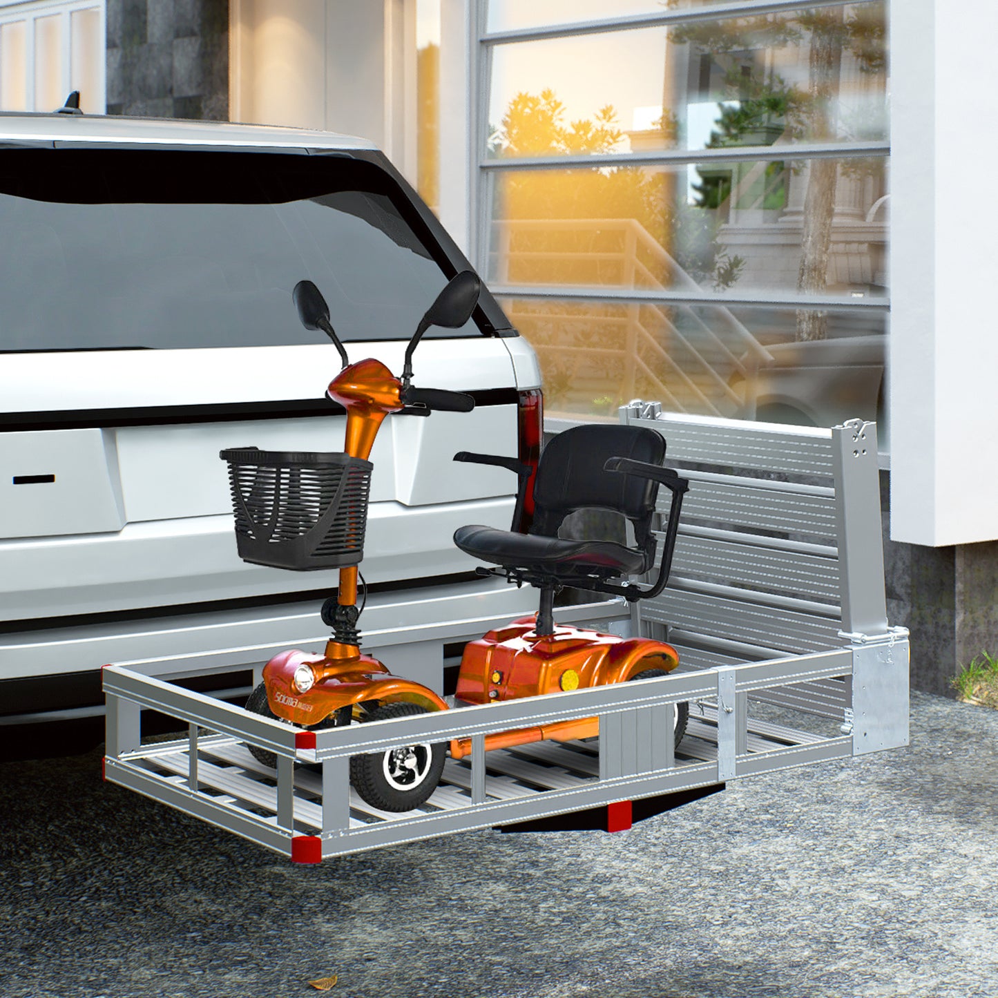 VEVOR Hitch Mount Cargo Carrier for Mobility Scooters and Wheelchairs