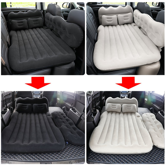 Portable Car Air Bed Kit With Pump And Pillows Camping
