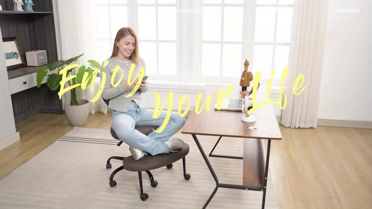 Primy Ergonomic Office Chair with Lumbar Support and Cushion