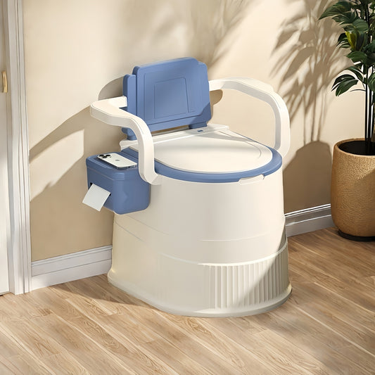 Gulite Portable Camping Toilet With Lid Odor Resistant PP