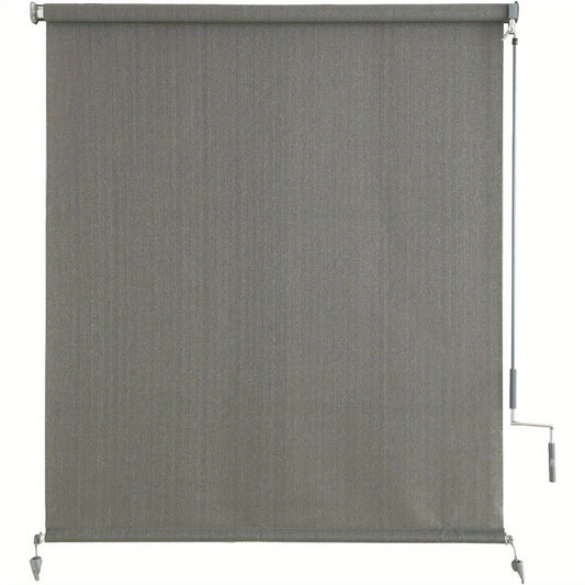 Cordless Outdoor Roller Shades for Privacy and UV Protection
