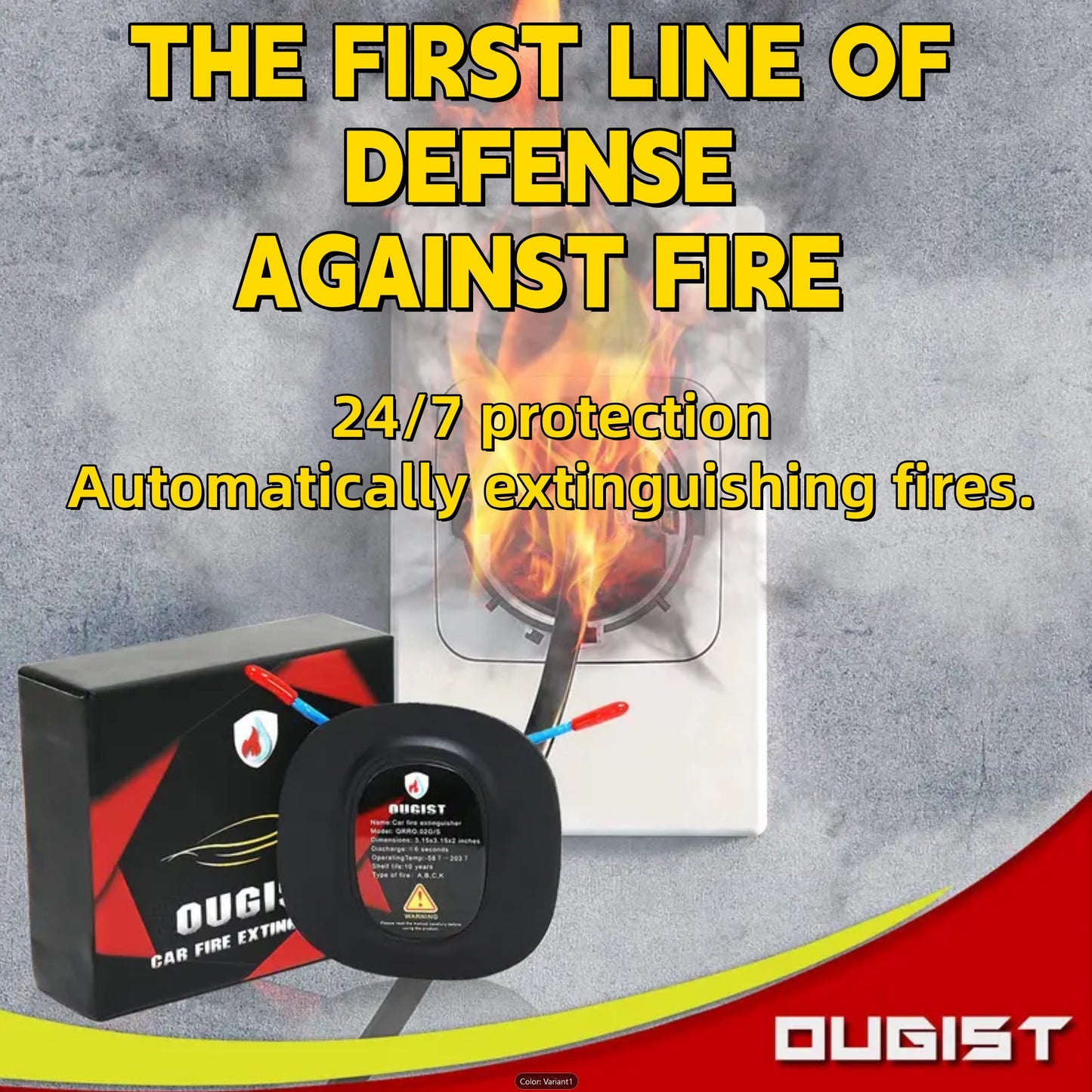 Automatic Fire Extinguisher Compact Vehicle Cabin Safety