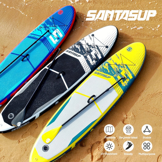 10'6" Extra Wide Inflatable Stand-Up Paddleboard Kit with Accessories