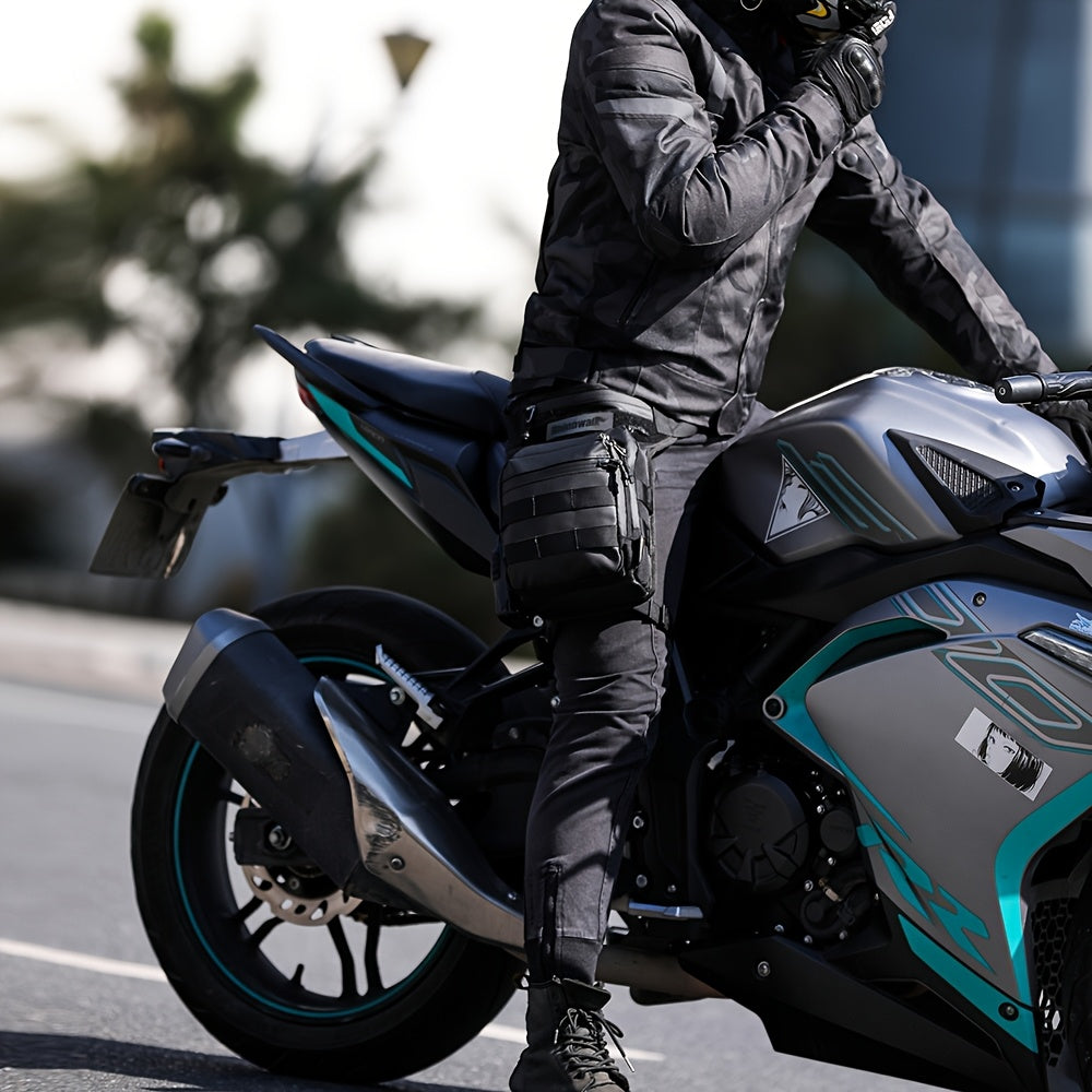 Rhinowalk Motorcycle Leg Bag Multifunctional Storage for Travel