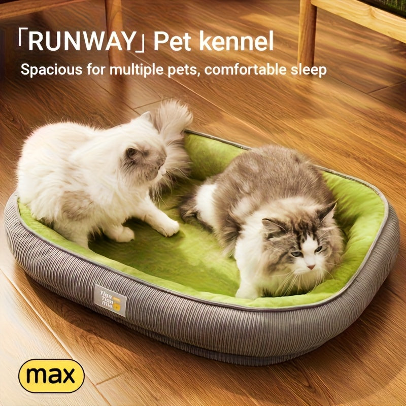 Orthopedic Pet Bed With High Edge Support And Comfort