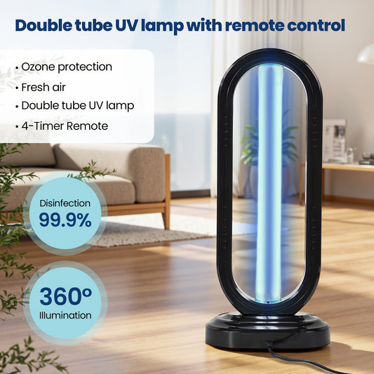 Portable UV Ozone Lamp for Home and Travel Purification