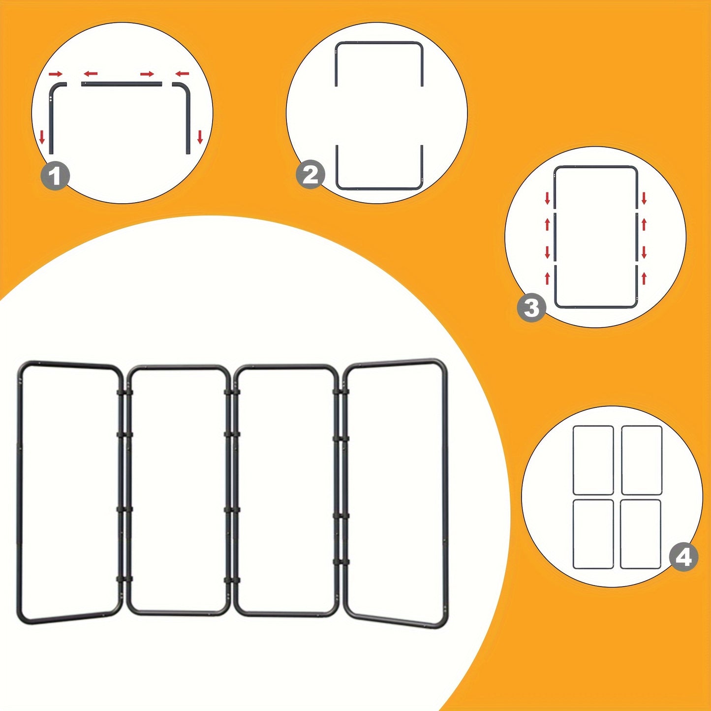 Collapsible Green Screen Backdrop Kit For Photography And Video