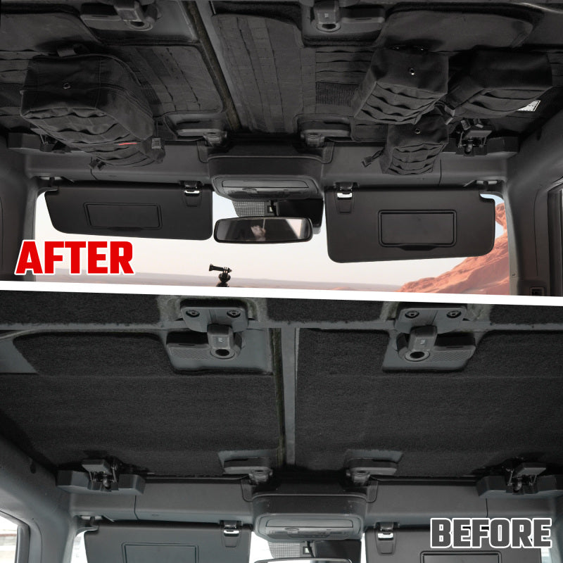 Roof Storage Organizer With Tactical Vest Design And Medical Kit