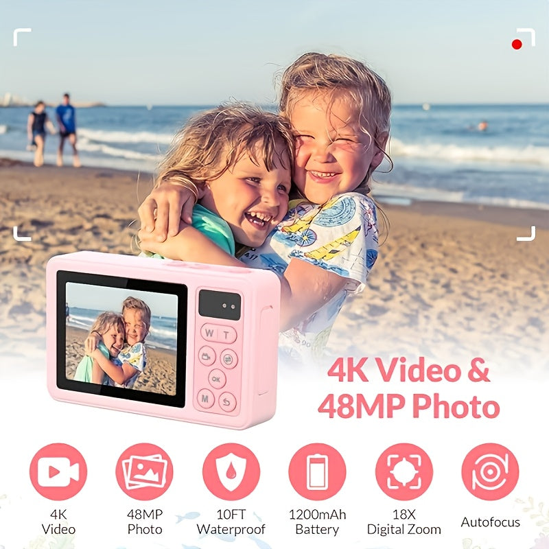 Dingetu Underwater Digital Camera Floating 10ft Selfie