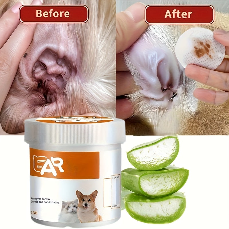Pet Cleaning Wipes For Cats And Dogs Gentle Eye Ear Care