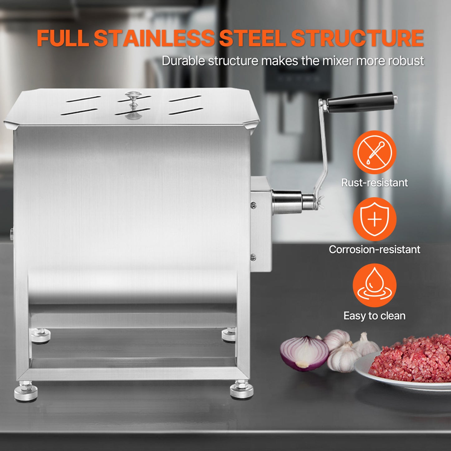 Manual Meat Mixer For Sausage And Ground Meat Mixing