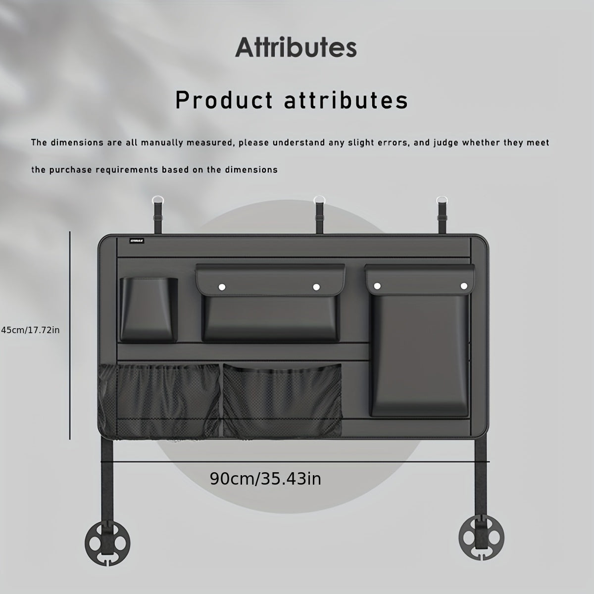 Multi-Functional Car Trunk Organizer for Tools and Groceries