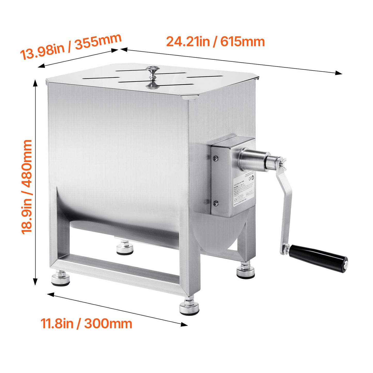 Manual Meat Mixer For Sausage And Ground Meat Mixing
