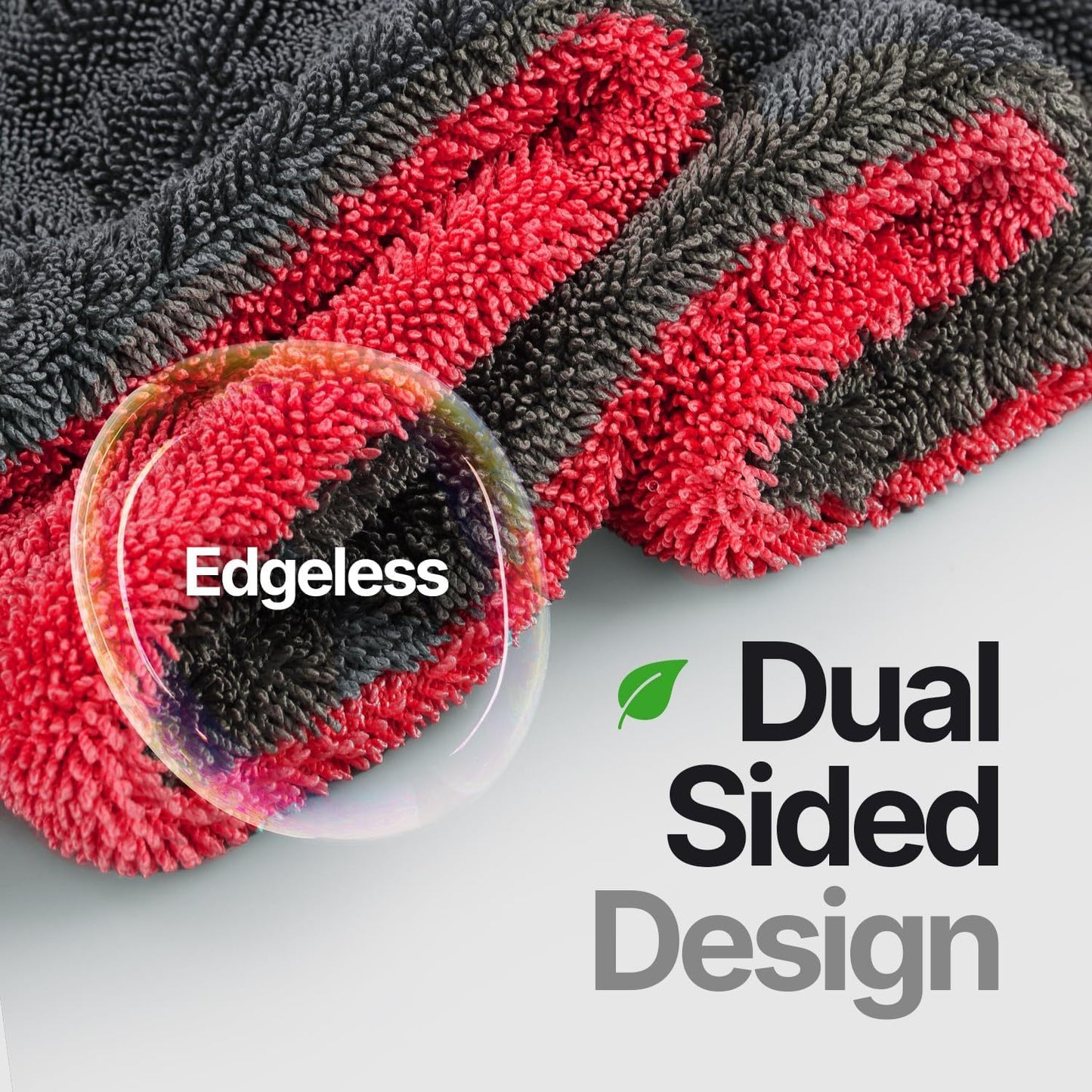 Double Twisted Loop Quick Drying Car Towel For Detailing