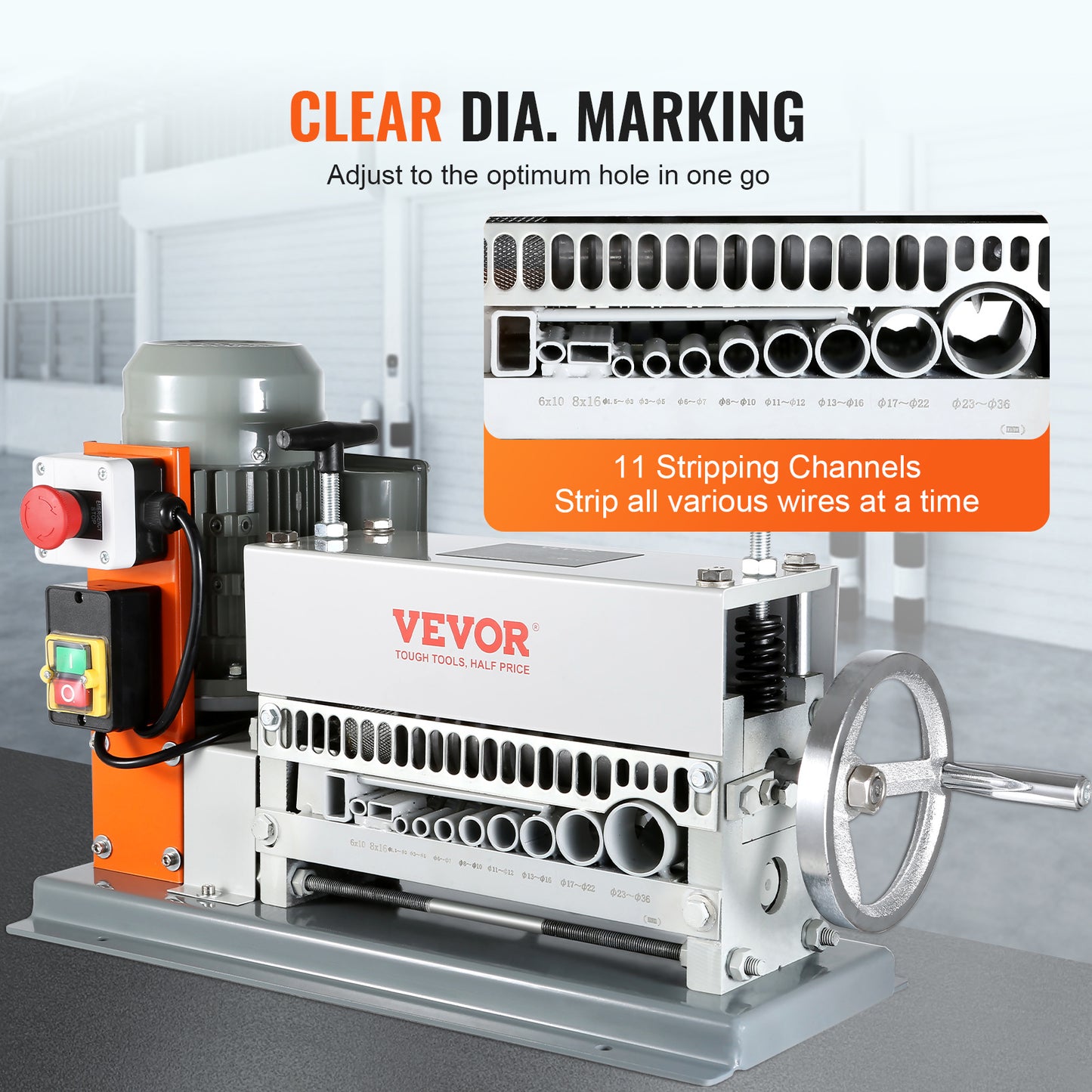 Automatic Wire Stripping Machine Motorized Cable Stripper