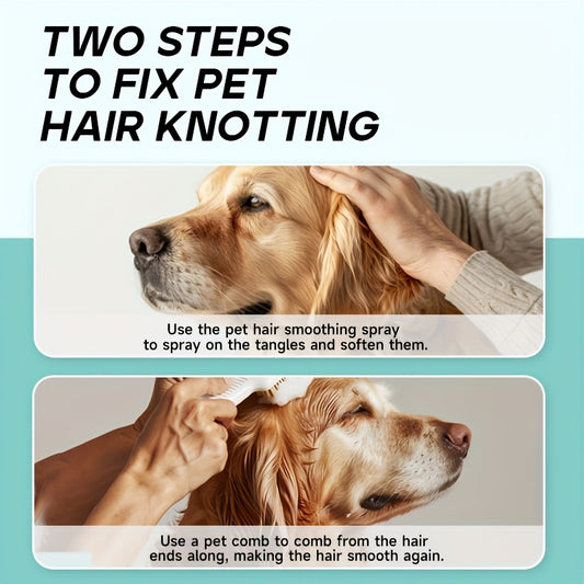 Pet Leave In Panthenol Vitamin E Detangler For Dogs Cats