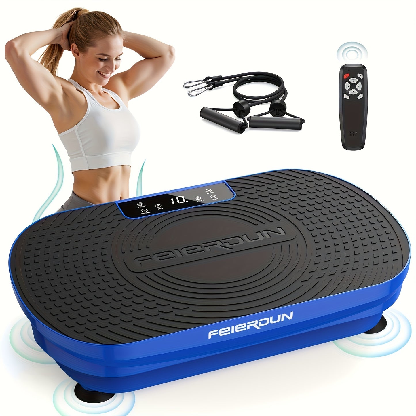 Vibration Plate Fitness Machine With Multiple Modes