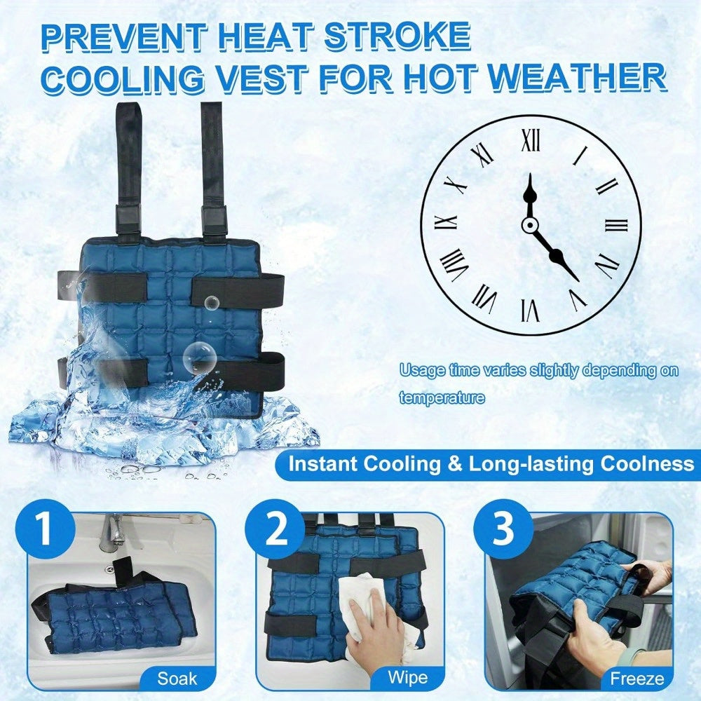 Summer Cooling Vest with Built-In Air Conditioner for Comfort