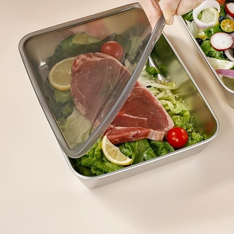 Stainless Steel Food Storage Containers Leakproof Stackable