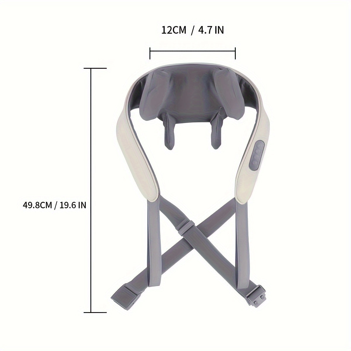 Electric Deep Tissue Massager with Heat for Back and Neck