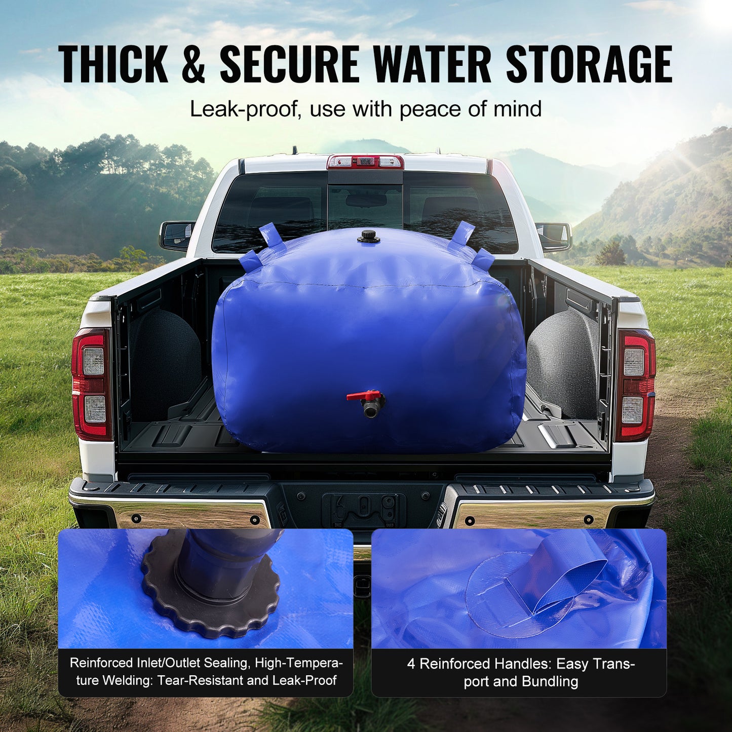 VEVOR Portable Water Bladder for Camping and Emergency Use