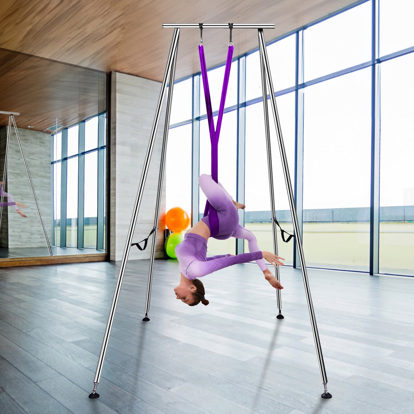 VEVOR Aerial Yoga Frame with Professional Yoga Hammock